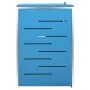 Shed for 4 steel garbage containers 276.5x77.5x112.5 cm by vidaXL, Waste container supports - Ref: Foro24-149569, Price: 623,...