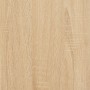 Armario de madera contrachapada color roble Sonoma 90x52x200 cm