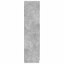 Armario de madera contrachapada gris hormigón 90x52x200 cm