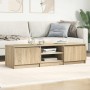 Mueble TV madera contrachapada color roble Sonoma 140x40x35,5cm