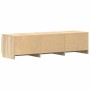 Mueble TV madera contrachapada color roble Sonoma 140x40x35,5cm