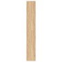 Estantería madera contrachapada color roble Sonoma 155x24x160cm