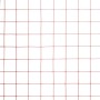 Alambrada de gallinero acero revestimiento PVC rojo 25x1 m