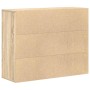Aparador de madera contrachapada color roble Sonoma 88x30x70 cm