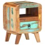 Mesita de noche de madera maciza reciclada 30x30x41 cm de vidaXL, Aparadores - Ref: Foro24-321615, Precio: 92,44 €, Descuento: %