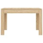 Mesa de comedor madera contrachapada roble Sonoma 120x60x76cm