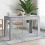Mesa de comedor madera de ingeniería gris hormigón 120x60x76 cm en Mesas de cocina y de comedor | Comprar online en Foro24