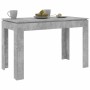 Mesa de comedor madera de ingeniería gris hormigón 120x60x76 cm