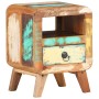 Mesita de noche de madera maciza reciclada 30x30x41 cm de vidaXL, Aparadores - Ref: Foro24-321615, Precio: 92,44 €, Descuento: %