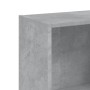 Estantería de 3 niveles madera ingeniería hormigón 40x24x109 cm