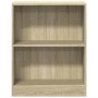 Estantería madera de ingeniería roble Sonoma 60x24x76 cm