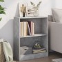 Estantería madera de ingeniería gris hormigón 60x24x76 cm en Librerías y estanterías | Comprar online en Foro24