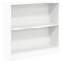 Estantería de madera contrachapada blanco 80x24x75 cm