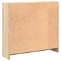 Estantería de madera contrachapada color roble 80x24x75 cm