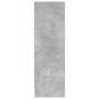 Estantería de madera contrachapada gris hormigón 80x24x75 cm
