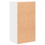 Estantería 2 niveles madera contrachapada blanco 40x30x76,5 cm