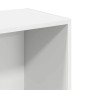 Estantería 2 niveles madera contrachapada blanco 40x30x76,5 cm