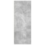 Estantería 2 niveles contrachapada gris hormigón 40x30x76,5cm