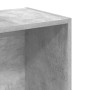 Estantería 2 niveles contrachapada gris hormigón 40x30x76,5cm