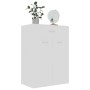 Mueble zapatero de madera contrachapada blanco 60x35x84 cm