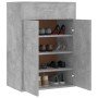 Mueble zapatero de contrachapada gris hormigón 60x35x84 cm en Zapateros y organizadores de calzado | Comprar online en Foro24