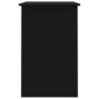 Escritorio de madera contrachapada negro 100x50x76 cm en Escritorios | Comprar online en Foro24