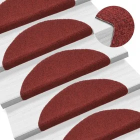 Selbstklebende Stufenmatte 5 Stück 56x17x3 cm rot von vidaXL, Treppenmatten - Ref: Foro24-149682, Preis: 21,43 €, Rabatt: %