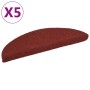 Self-adhesive stair mat 5 pcs 56x17x3 cm red by vidaXL, Stair mats - Ref: Foro24-149682, Price: 22,36 €, Discount: %