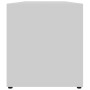 Mueble para TV madera contrachapada blanco 120x34x37 cm