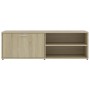 Mueble de TV madera contrachapada color roble 120x34x37 cm en Muebles TV | Comprar online en Foro24