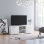 Mueble de TV madera contrachapada blanco 120x34x37 cm en Muebles TV | Comprar online en Foro24