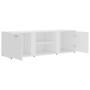 Mueble de TV madera contrachapada blanco 120x34x37 cm en Muebles TV | Comprar online en Foro24