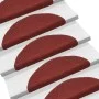 Self-adhesive stair mat 5 pcs 56x17x3 cm red by vidaXL, Stair mats - Ref: Foro24-149682, Price: 21,43 €, Discount: %