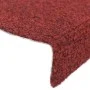 Self-adhesive stair mat 5 pcs 56x17x3 cm red by vidaXL, Stair mats - Ref: Foro24-149682, Price: 21,43 €, Discount: %