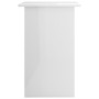 Escritorio de madera contrachapada blanco brillo 90x50x74 cm en Escritorios | Comprar online en Foro24