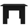 Mesa de centro madera contrachapada negro 100x60x42 cm