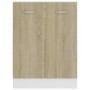 Armario bajo "Lyon" Roble Sonoma 60x46x81,5 cm Madera de