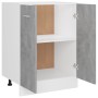 Armario bajo "Lyon" Gris Hormigón 60x46x81,5 cm Madera de
