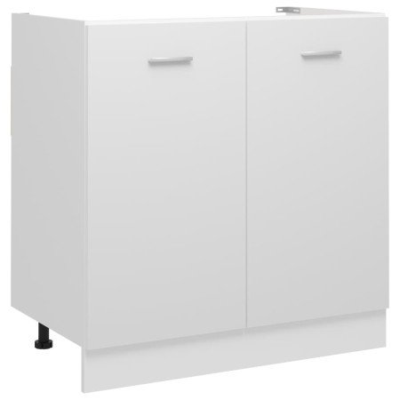 Mueble bajo fregadero "Lyon" blanco 80x46x81,5 cm madera de