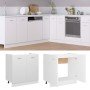 Mueble bajo fregadero "Lyon" blanco 80x46x81,5 cm madera de