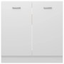 Mueble bajo fregadero "Lyon" blanco 80x46x81,5 cm madera de