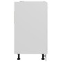 Mueble bajo fregadero "Lyon" blanco 80x46x81,5 cm madera de