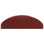 Self-adhesive stair tread mat 5 units 65x21x4 cm red by vidaXL, Stair mats - Ref: Foro24-149706, Price: 19,53 €, Discount: %