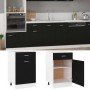 Cajón inferior "Lyon" negro, 50 x 46 x 81,5 cm, madera de
