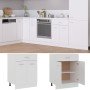 Mueble bajo con cajón "Lyon" blanco 60x46x81,5 cm madera de