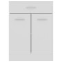 Mueble bajo con cajón "Lyon" blanco 60x46x81,5 cm madera de