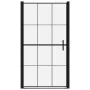 Schwarze Duschtür aus gehärtetem Glas, 100 x 178 cm von vidaXL, Duschtüren - Ref: Foro24-148889, Preis: 187,70 €, Rabatt: %