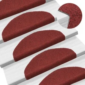 Self-adhesive stair mat 10 pcs 65x21x4 cm red by vidaXL, Stair mats - Ref: Foro24-149707, Price: 34,19 €, Discount: %