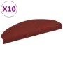 Selbstklebende Stufenmatte 10 Stück 65x21x4 cm rot von vidaXL, Treppenmatten - Ref: Foro24-149707, Preis: 34,19 €, Rabatt: %
