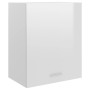 Armario colgante "Lyon" blanco brillante 50x31x60 cm madera de